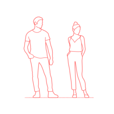 Humans Uses Functions Casual Attire Stencil Svg Design File, Free Vectors File